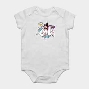 I draw happy dance chibi fujiwara no sai / Hikaru no Go Baby Bodysuit